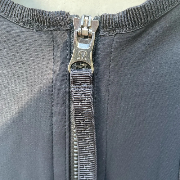 LULULEMON HERE TO THERE PLEATED BLACK TENNIS DRESS - Picture 6 of 6